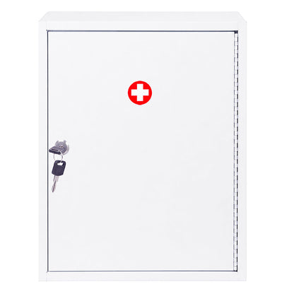 Medicine Storage Lockable Cabinet 39x32.5x14cm