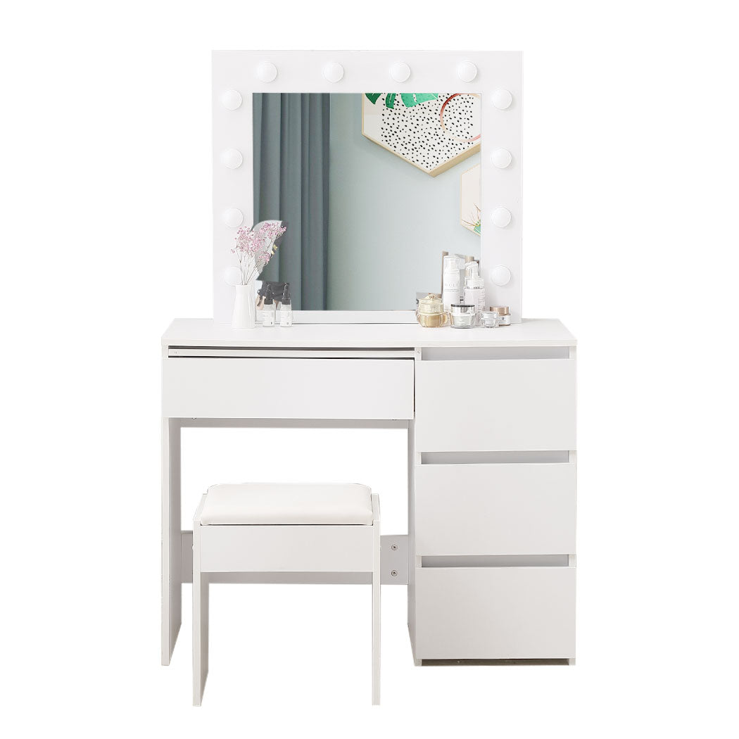 Dressing Table Vanity Set White 55x54cm