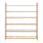 Bamboo Shoe Rack Storage Wooden 80cm