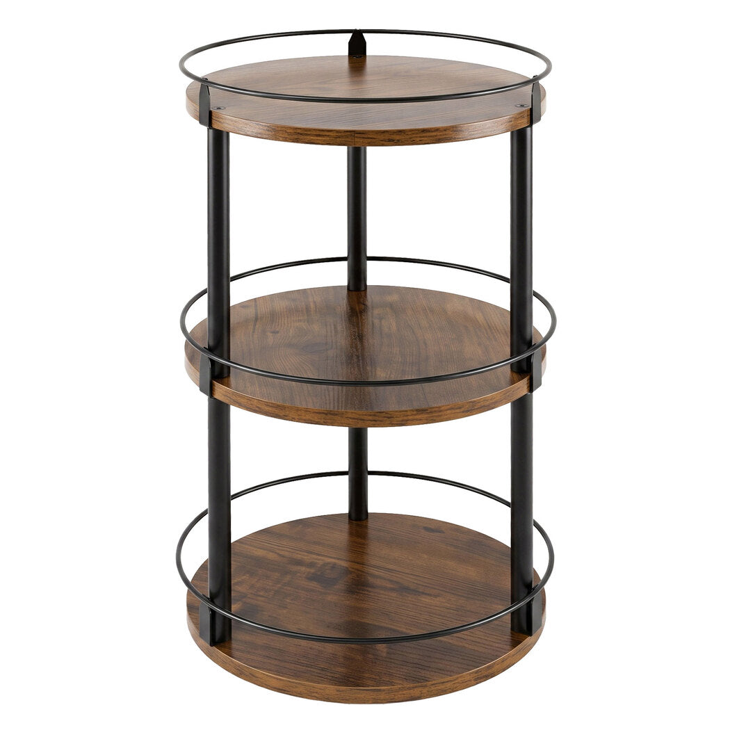Lazy Susan Turntable 3 Tier Spinner 27.8x27.8x46.5cm