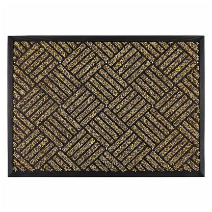 Front Door Mat Thick Brown 60x90cm