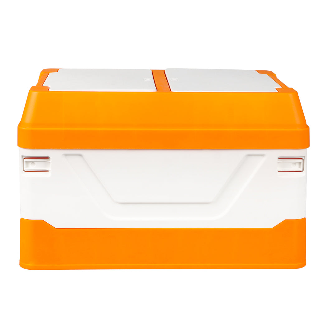 Car Boot Organiser 2 Layer Foldable Orange