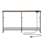 Narrow Console Table Behind Sofa Power Ports | HomeAndLiving
