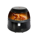 Functional 12L Air Fryer Convection Oven Black Colour  Soft Cushion