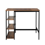 Modern High Bar Table Pub Industrial  High Back Support Classic