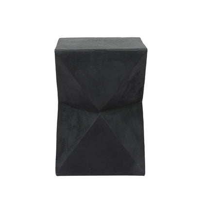 Terrazzo Side Table Black 31x31x45cm
