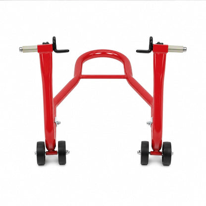 Motorcycle Stand Heavy Duty Red 81x51x37cm