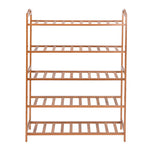 2x Bamboo Shoe Rack Shoes Organizer