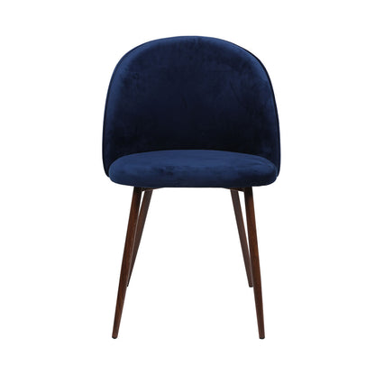 Contemporary 8x Dining Chairs Seat French Navy  Adjustable Height