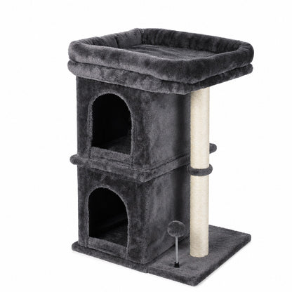 Cat Tree Tower Dark Grey 47x43cm