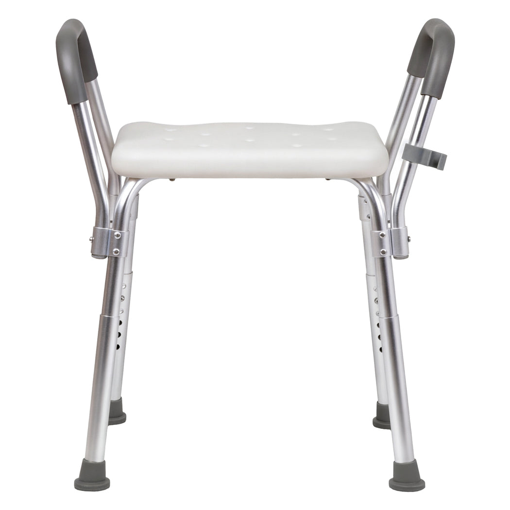 Adjustable Shower Chair Bath Seat Arms | HomeAndLiving - 2