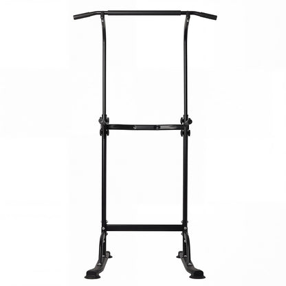 Centra Power Tower Pull Up Bar Dip Station Adjustable Home Gym 150kg Black