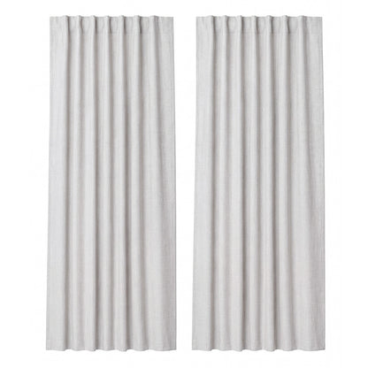 Marlow 100% Blackout Curtain 2-Panel Thermal Linen Look Curtain Draperies Window