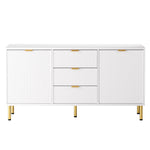 Modern Buffet Sideboard  Wood Finish Classic Durable Compact