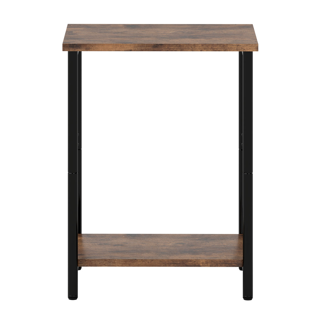 2-Tier Industrial Side Table Nightstand | HomeAndLiving