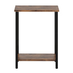2-Tier Industrial Side Table Nightstand | HomeAndLiving