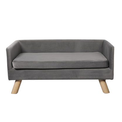 Pet Sofa Bed Dog Warm Soft Lounge - Grey