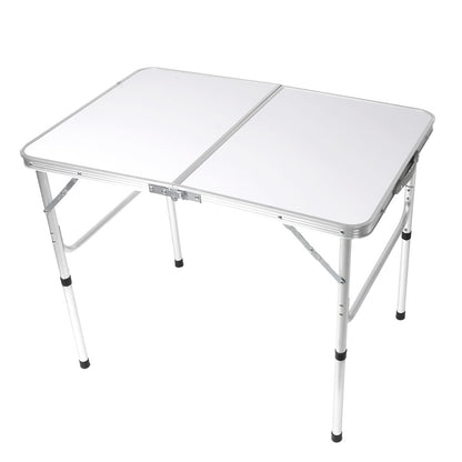 Folding Camping Table Aluminium Silver