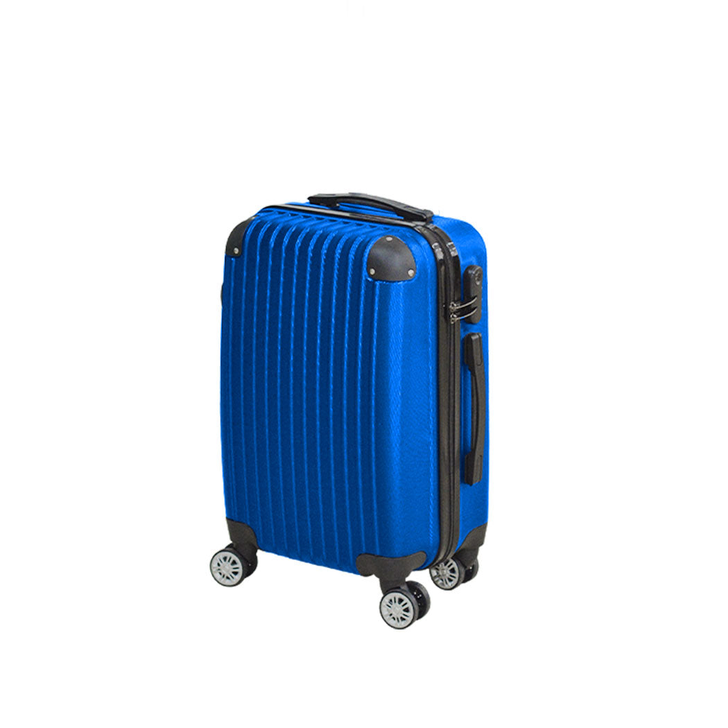 20" Luggage Suitcase Code Blue