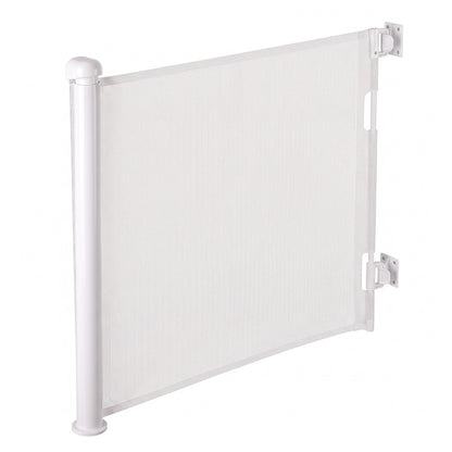 Retractable Baby Gate 150cm Grey 150x9x85.7cm