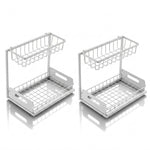Under Sink Storage Rack 2-Tier Cabinet Organiser | HomeAndLi