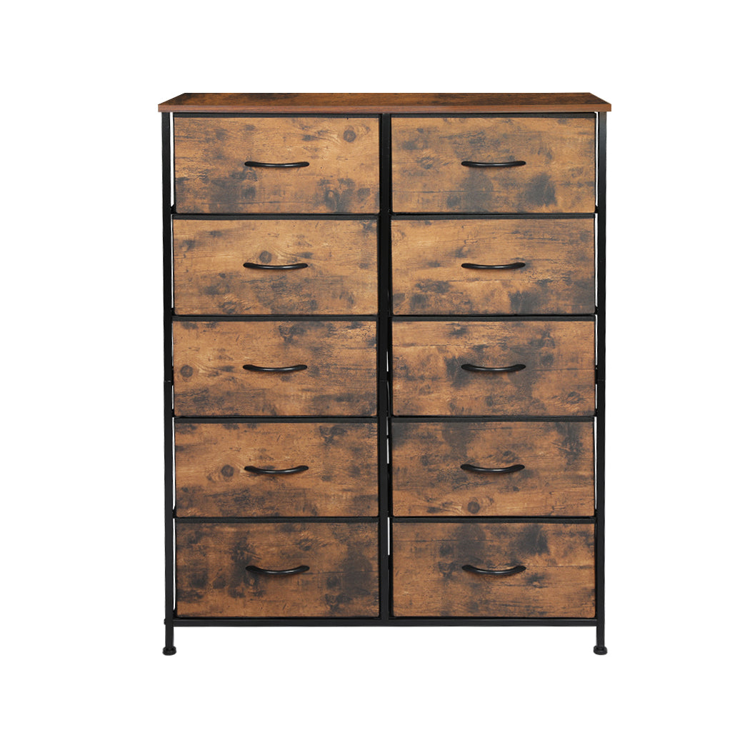 Storage Cabinet Tower Brown 88x30x112cm