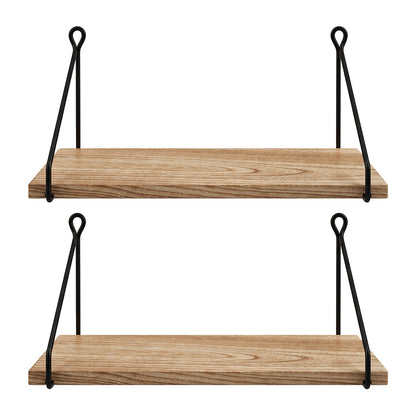 Floating Wall Shelves Rustic Set 2 | HomeAndLiving
