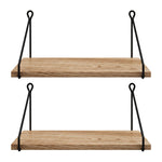 Floating Wall Shelves Rustic Set 2 | HomeAndLiving