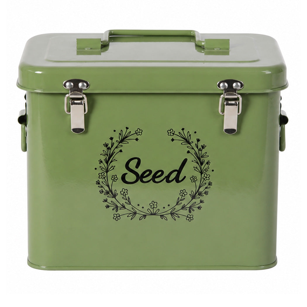 Seed Storage Box With Compartments 12x8cm