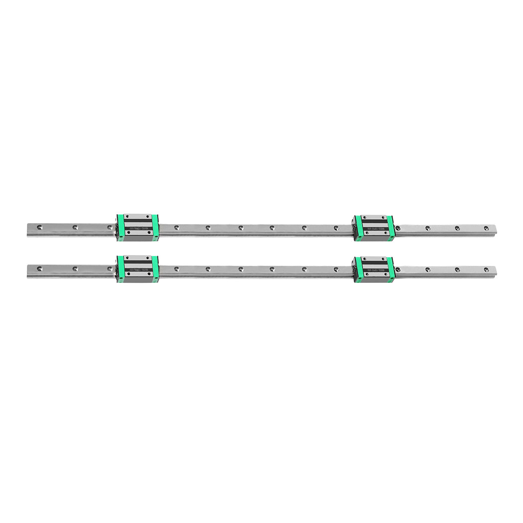 Linear Guide Rail HGH20CA Slider Block Bearing Steel CNC 2PCS