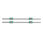 Linear Guide Rail HGH20CA Slider Block Bearing Steel CNC 2PCS
