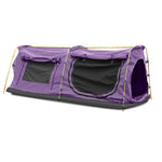 King Single Swag Camping Swags Purple