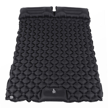 Camping Mattress Double Wide Black 195x125x12.5cm