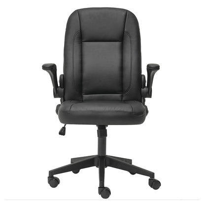 Executive Office Chair Black PU 65x68x100cm