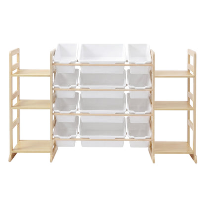 Kids Toy Storage Rack 12 Bins 6 Shelves | HomeAndLiving