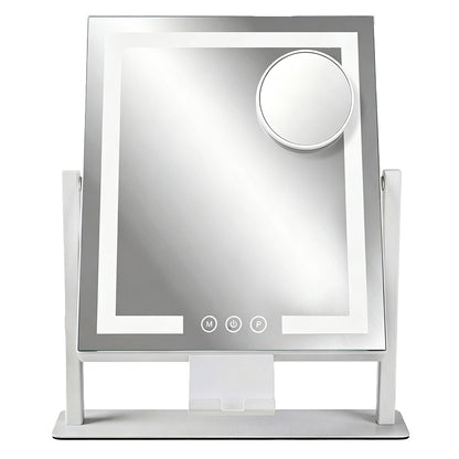 Vanity Mirror With Dimmable Lights 36x30x6.5cm