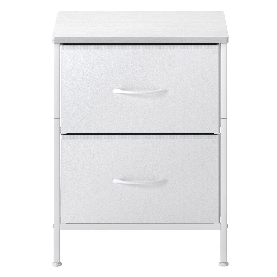 Versatile Bedside Table Storage Nightstand Bedroom Storage  Sleek