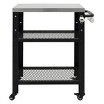 Outdoor Kitchen Cart BBQ Trolley Stainless Steel | HomeAndLiving