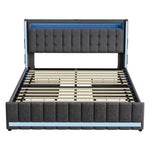 Ergonomic Queen Bed Frame  Multipurpose Use Classic Durable
