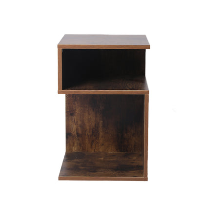 Contemporary Bedside Tables Drawers Side Table Oak  Sleek Modern Look