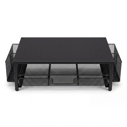 Levede Monitor Stand Riser Metal Computer Desk Organizer Shelf Drawer Pen Holder