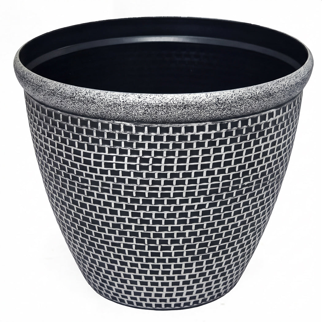 Outdoor Plant Pots 36cm Plastic Planters 2pk | HomeAndLiving - 9