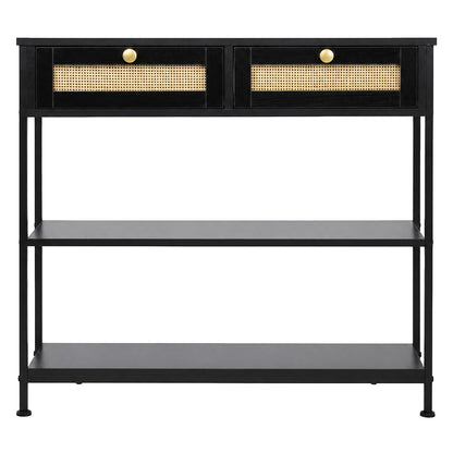 Console Table With Drawers Slim 35x11.5cm