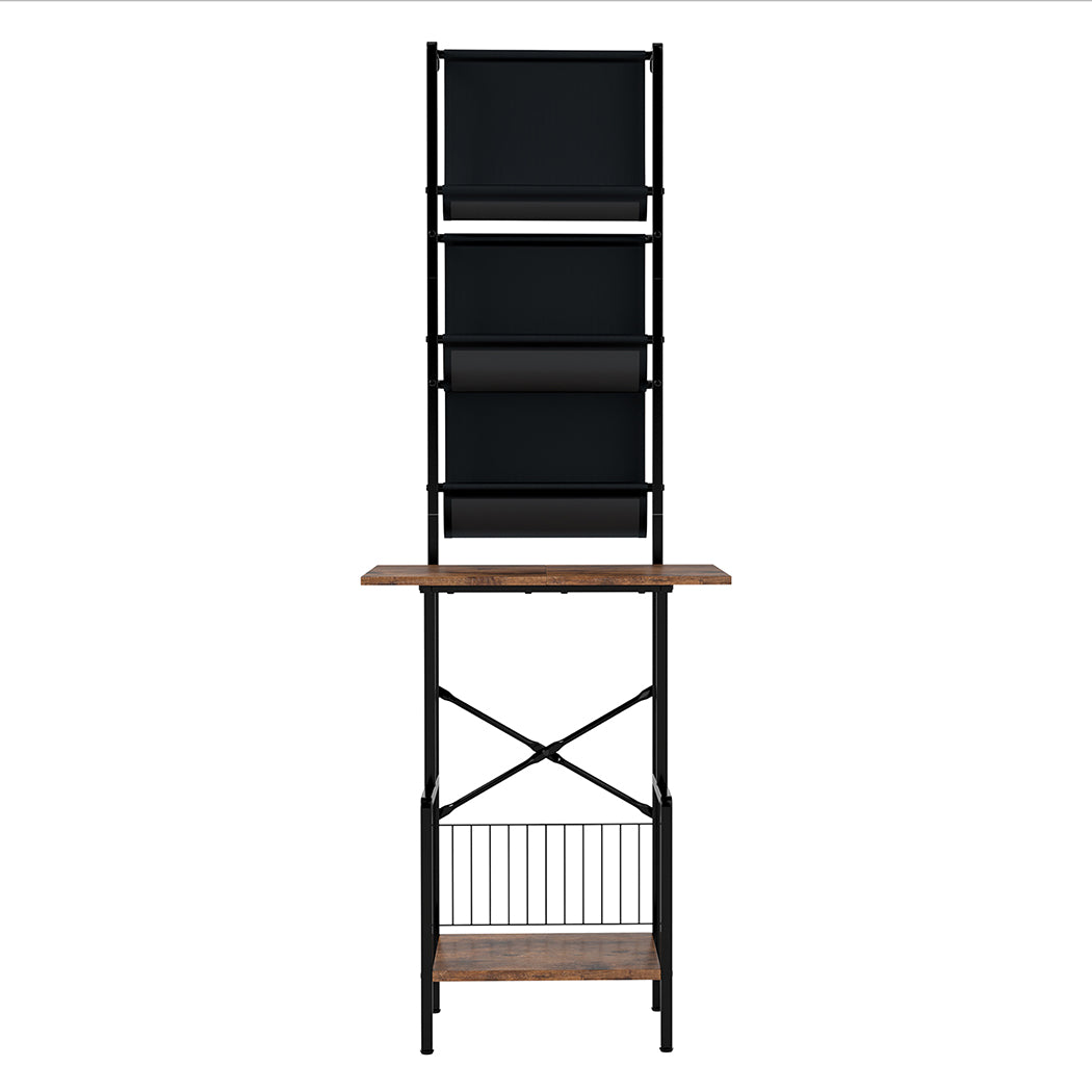 Tall Record Player Stand Vinyl Storage 50x39x144cm