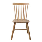 Contemporary 8x Dining Chairs Kitchen Windor Oak  Wood Finish