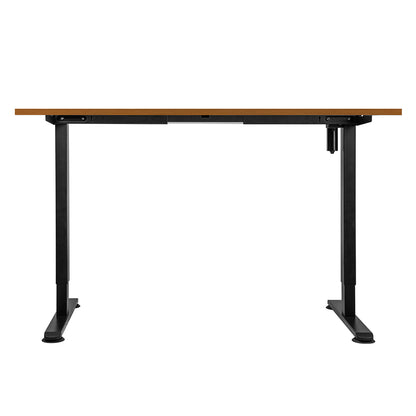 Compact Motorised Standing Desk Adjustable 140cm Natural 1000x 1MM