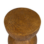 Hourglass Magnesia Stool Stand - Terrazzo Coffee Table Top (40cm)