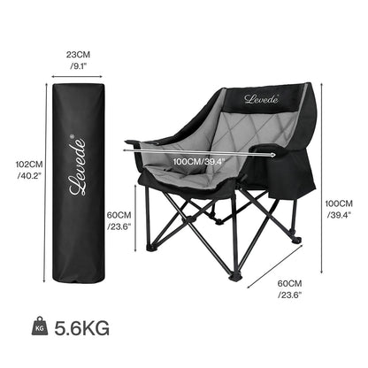 Folding Camping Chair Extra Large 60x60x100cm