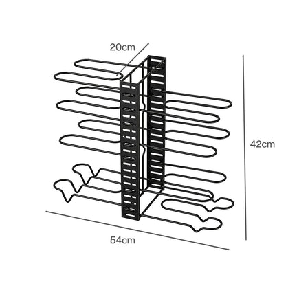 8 Tier Pot Rack Organiser Pan Holder | HomeAndLiving - 4