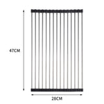 Stainless Steel Dish Drainer over